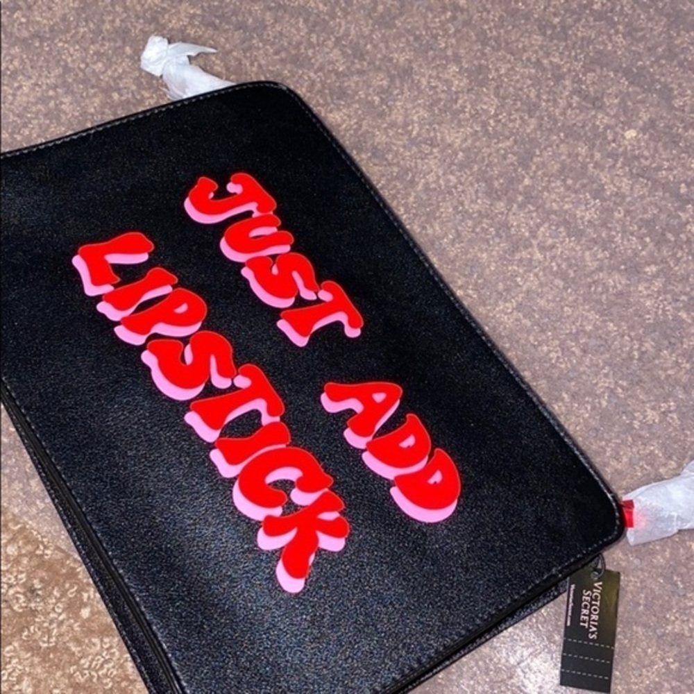 Victoria’s Secret just add lipstick clutch bag new